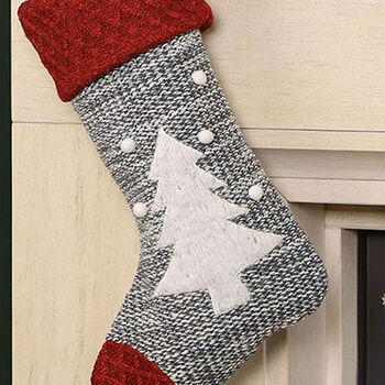 Personalised Traditional Knit Christmas Stockings, 5 of 5