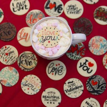 Valentine 'HOT' Chocolate Toppers, 2 of 2