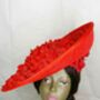 Red Petal And Swarovski Element Hat, thumbnail 2 of 3