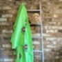 Long Organic Cotton Robe: Bright Green Eye, thumbnail 2 of 4