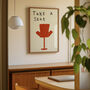 Take A Seat Retro Living Room Wall Art Print, thumbnail 8 of 10