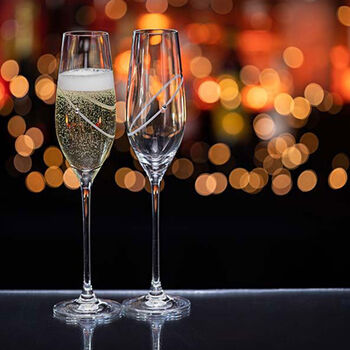 Dartington Celebration Champagne Flutes – Pair, 2 of 3