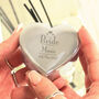 Personalised Wedding Bride Heart Trinket Box, thumbnail 2 of 3