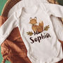 Personalised Fox Baby Outfit, thumbnail 2 of 4