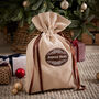 Joyeux Noel Christmas Gift Sack, thumbnail 1 of 3