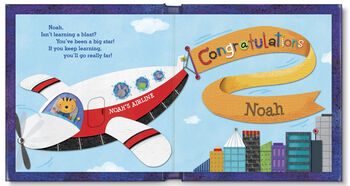Personalised Children's Book, Blast Off With Me, 10 of 11