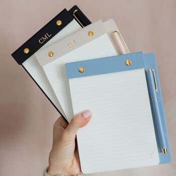 Personalised Refillable Notepad With A Pen, 11 of 12