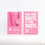 Circular And Co Coffee Cup Made From Bubblegum 8oz Pink, thumbnail 2 of 8