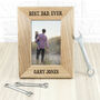 Personalised Solid Oak Photo Frame, thumbnail 2 of 6