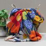 Bold Nordic Flower Meadow Print Scarf, thumbnail 1 of 4