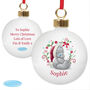 Personalised Me To You Tatty Bear Christmas Bauble, thumbnail 4 of 4