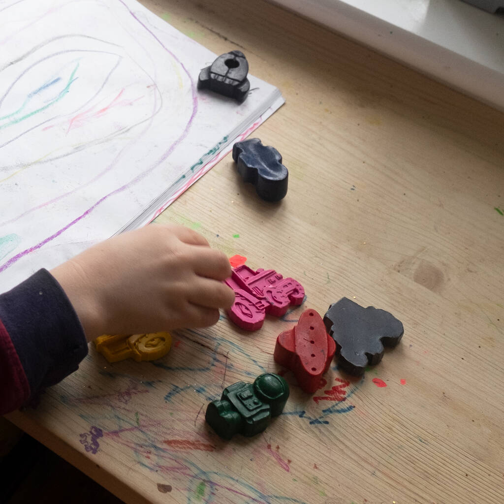 Tractor Crayon Set By Crayon Box | notonthehighstreet.com