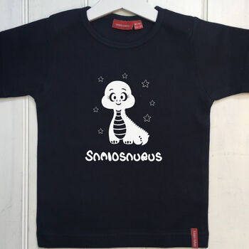 Personalised Child's Cute Dinosaur T Shirt, 4 of 11