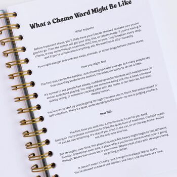 Chemo And Me Chemotherapy Journal, 2 of 4