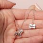Personalised Pug Sterling Silver Necklace, thumbnail 1 of 10