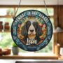 Cocker Spaniel Black And White Memorial Suncatcher, thumbnail 3 of 6