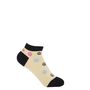 Peace Beige And Paisley Beige Women's Trainer Socks, thumbnail 6 of 7