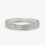 Nami 925 Sterling Silver Plated Twist Bangle, thumbnail 1 of 5
