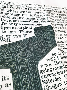 I Belong To Glasgow Tea Towel, 5 of 5