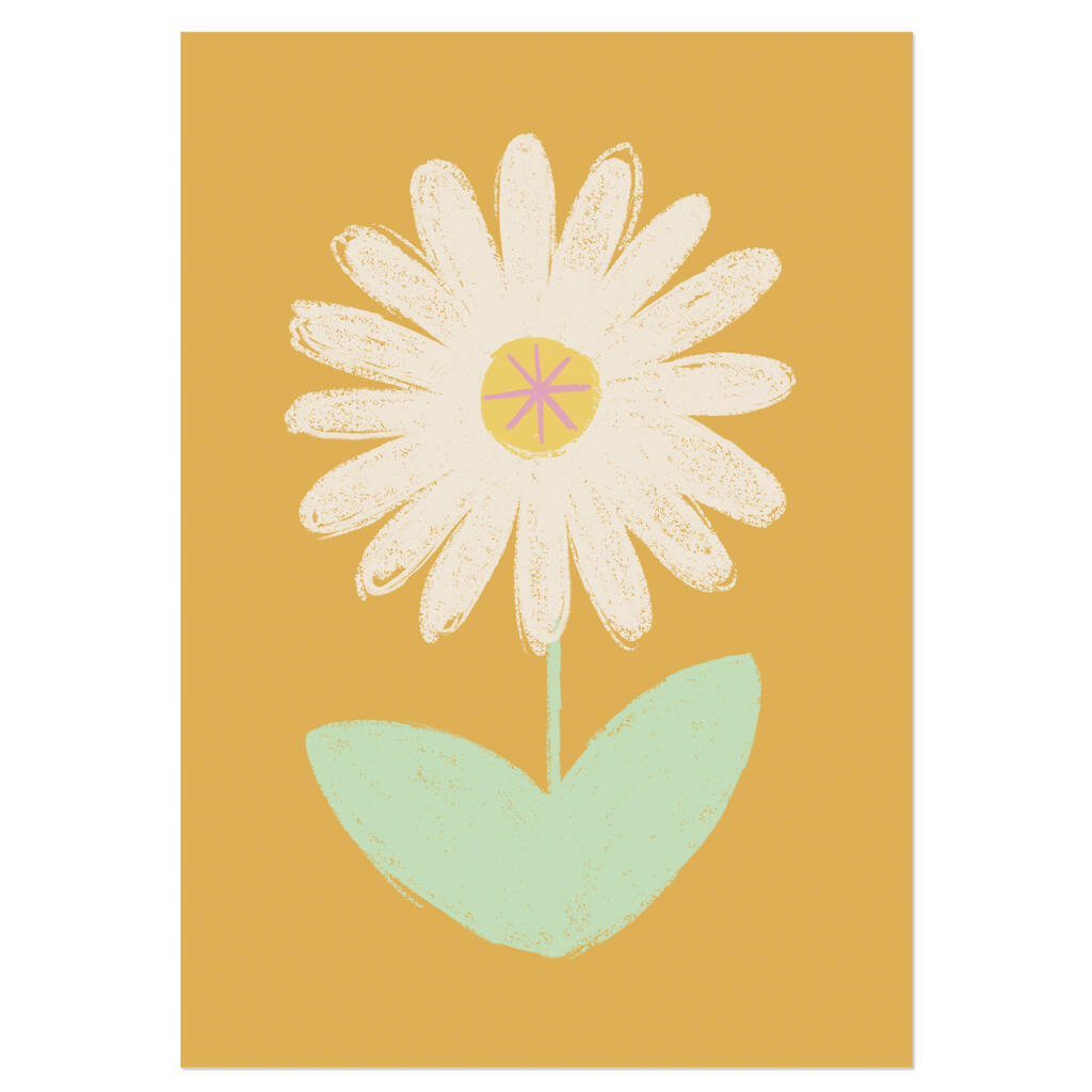 Daisy Print By Raspberry Blossom
