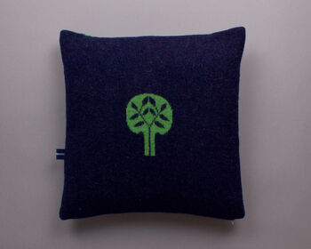 Leaf Cushion In Knitted Lambswool, 8 of 8