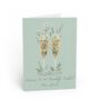 Champagne And Wildflowers New Year Card With Envelope, thumbnail 2 of 5