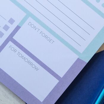 Getting Stuff Done | Daily Planner | A5 Notepad, 2 of 4