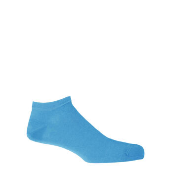 Pin Stripe Grey And Classic Blue Men's Trainer Socks, 6 of 12