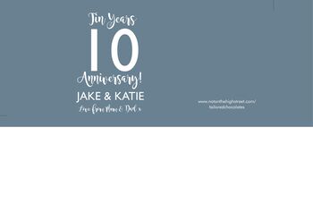10th Wedding Anniversary Tin, 2 of 2
