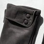 Suede Two Buttoned Cuff Gloves, thumbnail 8 of 12