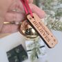 Personalised Santa's Believe Bell Christmas Decoration, thumbnail 2 of 4