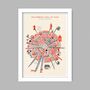 Arsenal Wheel Of Fame Poster Print, thumbnail 2 of 6