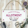 Personalised Hanging Allotment Sign, thumbnail 2 of 5