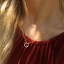Infinity Necklace In Silver Or 18ct Gold Vermeil Plated, thumbnail 2 of 10