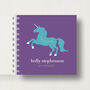 Personalised Kid's Unicorn Small Notebook, thumbnail 9 of 9