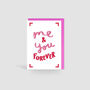 Me And You Forever Valentines Card, thumbnail 1 of 2