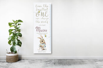Personalised Christening Height Chart Gift, 2 of 2