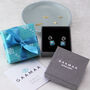 Semi Precious Birthstone Hoop Earrings, thumbnail 8 of 10