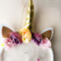 White And Purple Unicorn Floral Dream Catcher For Kids, thumbnail 3 of 6