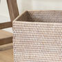 Marbury Rectangle Rattan Console Table Basket, thumbnail 2 of 4