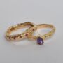 Fair Mined Gold Eternity Ring Set With Rubies, thumbnail 7 of 7