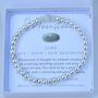 June Birthstone Moonstone Sterling Silver Bracelet, thumbnail 3 of 5