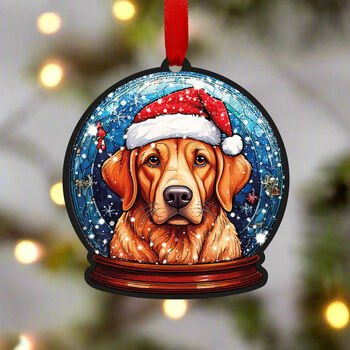 Labrador Dog Tree Decoration, 4 of 8