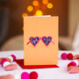 Heart Shaped Sunglasses Valentine's Card, thumbnail 1 of 4