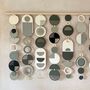 Dark Modern Wall Art Wall Sculpture Geometric Decor, thumbnail 2 of 4