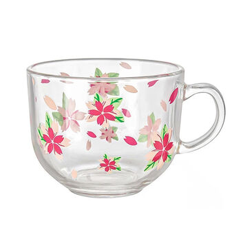 Daisy Print Glass Cup, 3 of 6