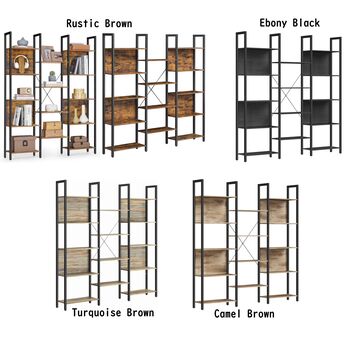 Bookshelf Bookcase Storage Organising Shelves, 8 of 8