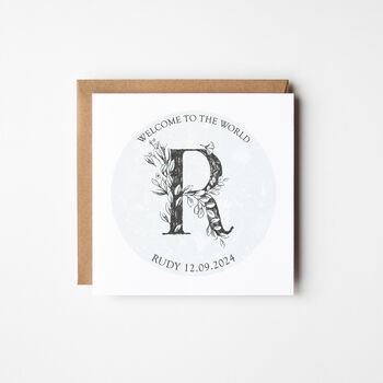 Personalised New Baby Boy Card, 3 of 3
