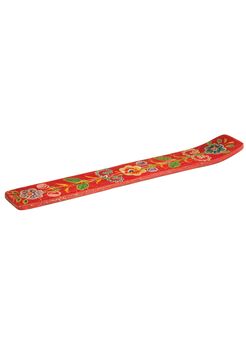 Hand Painted Floral Wooden Incense Holder, 3 of 5