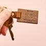 Personalised 'The Day You Became My…' Key Ring, thumbnail 1 of 9